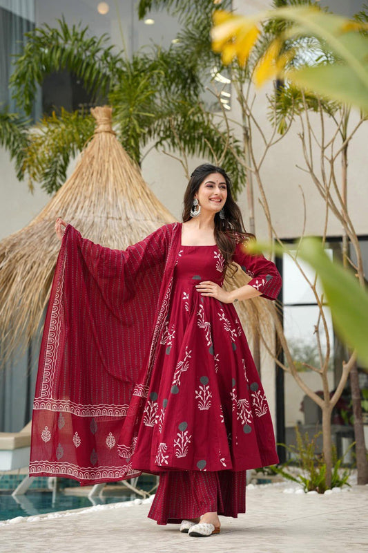 Sanchi Maslin Kurta Set