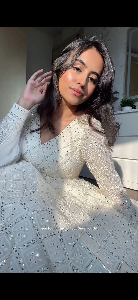 Anishika's Premium Quality Anarkali Suit Set