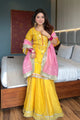 Yellow Sharara Suit Set