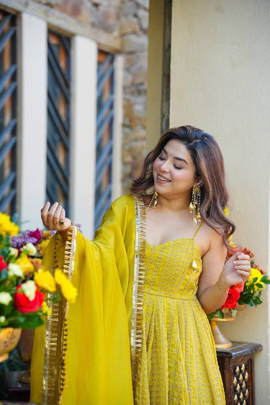 PREMIUM READYMADE ANARKALI SUIT SET 6118