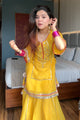 Yellow Sharara Suit Set