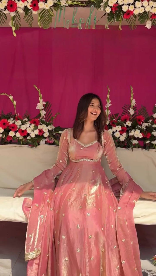 Nithya Silk Anarkali Suit Set