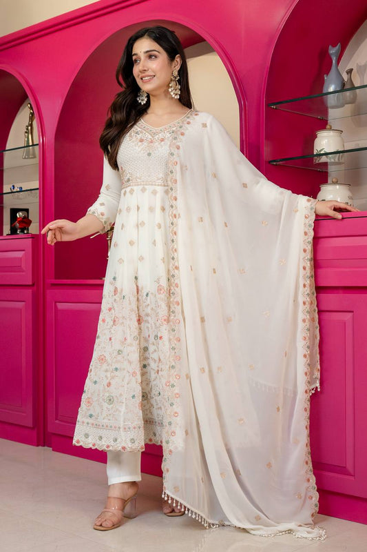 *Premium*Anarkali Suit Set* *[3 PIS]* 6122