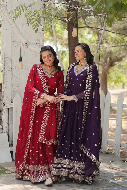 Aarti Faux Blooming Gown