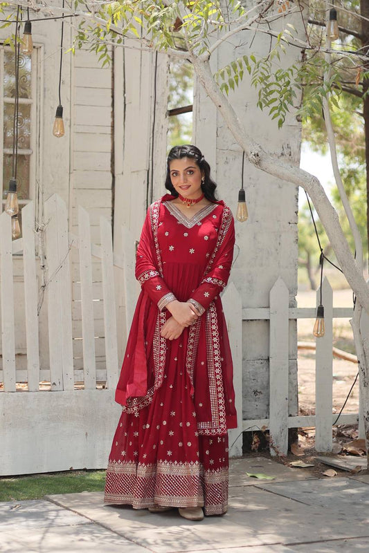 Aarti Faux Blooming Gown