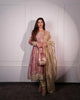 Shavi's' Peach Havy Zimmy Chu Royal Elegant Suit Set