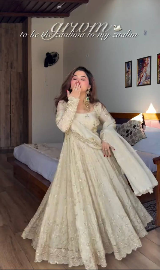 *PREMIUM*READYMADE*ANARKALI*SUIT*SET* *[3 PIS]* 184