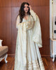NEHA'S OFF WHITE COLOUR TRENDING ANARKALI SUIT SET 165