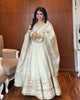 NEHA'S OFF WHITE COLOUR TRENDING ANARKALI SUIT SET 165