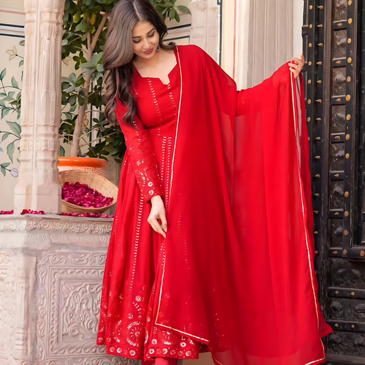 PREMIUM READY MADE ANARKALI SUIT SET