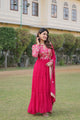 PINK COLOUR PREMIUM READYMADE GOWN WITH DUPATTA SET-LC-1090