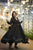 BLACK STAR BLACK EMBROIDERED GEORGETTE SUIT SET TD-120