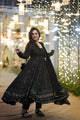 BLACK STAR BLACK EMBROIDERED GEORGETTE SUIT SET TD-120