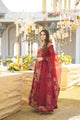 MALTI COLOUR  DIGITAL PRINTED ANARKALI SUIT SET-TD-123