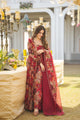 MALTI COLOUR  DIGITAL PRINTED ANARKALI SUIT SET-TD-123