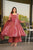 SALMON ORGANZA SUIT SET 1