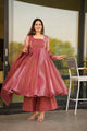 SALMON ORGANZA SUIT SET 1