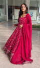 Simika's Gajri  Pink Premium Quality Anarkali Suit Set