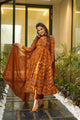 MUSTARD BROWN AADRIKA SUIT SET 1027