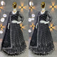 Black Colour & Sequence Work Embroidered Party Wear Lehenga choli  RB 1107