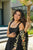 EMBELLISHED BLACK CHANDERI SUIT SET