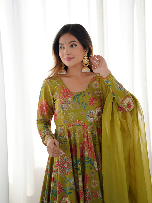 Mahendi Sharara Set