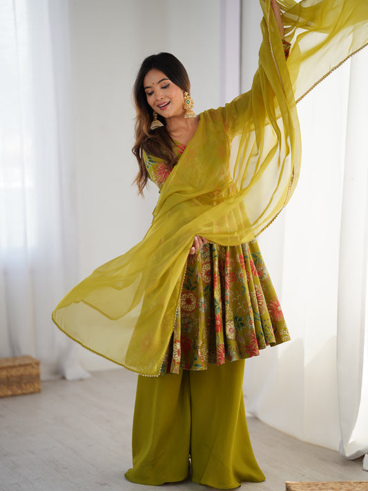 Mahendi Sharara Set