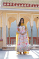 Malti Colour READYMADE GOWN WITH DUPATTA SET