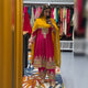 panjabi Rani Coloured Party Wear Suit Set With Embroidery and Sequnce Work