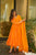 MARIGOLD ORANGE GEORGETTE SUIT SET