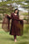 DERRY'S COFEE COLOURED ANARKALI SUIT SET - 02