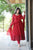 RUKMANI'S MAROON COLOURED ANARKALI SUIT SET - TD09