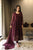 VIBHUTI'S WINE COLOURED ANARKALI SUIT SET - 06