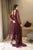 VIBHUTI'S WINE COLOURED ANARKALI SUIT SET - 06