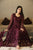 VIBHUTI'S WINE COLOURED ANARKALI SUIT SET - 06