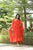 KESHVI'S ORANGE COLOURED ANARKALI SUIT SET - 05