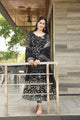 DAMINI'S BLACK COLOURED ANARKALI SUIT SET - 03