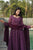 DHARANI'S WINE COLOURED ANARKALI SUIT SET - 12