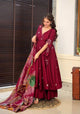 DIVINE MASLIN ANARKALI STYLE PLAZZO SUIT SET 148