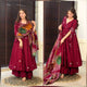 DIVINE MASLIN ANARKALI STYLE PLAZZO SUIT SET 148