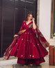 DIVINE MASLIN ANARKALI STYLE PLAZZO SUIT SET 148