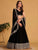 Black Colour & Sequence 7mm Work Embroidered Party Wear Lehenga choli