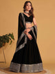 Black Colour & Sequence 7mm Work Embroidered Party Wear Lehenga choli