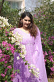 Bufani Vedika's Purple Coloured Premium Quality Anarkali Suit Set