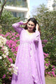 Bufani Vedika's Purple Coloured Premium Quality Anarkali Suit Set
