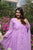 Bufani Vedika's Purple Coloured Premium Quality Anarkali Suit Set