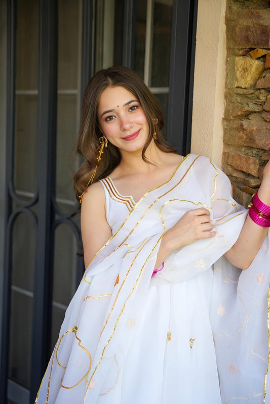 Saiyaara Faux Georgette Anarkali Suit Set