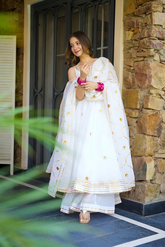 Saiyaara Faux Georgette Anarkali Suit Set