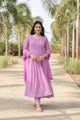 AADHYA PURPLE ANARKALI SUIT SET - 01