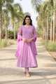 AADHYA PURPLE ANARKALI SUIT SET - 01
